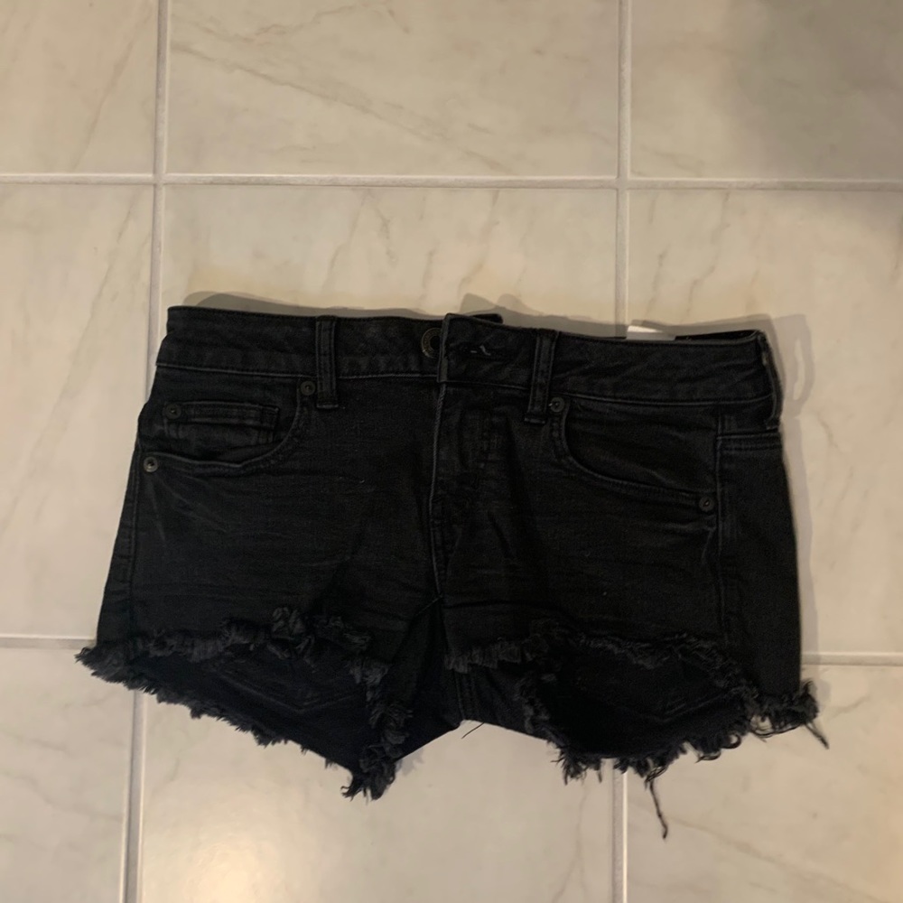 American Eagle 🦅 black jean shorts